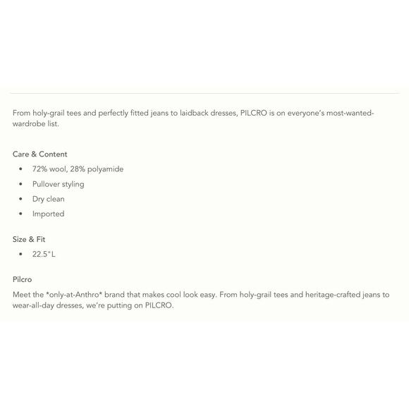 Anthropologie Sweater Women Small Orange Open-Stitch NWT Wool Blend - Picture 5 of 6